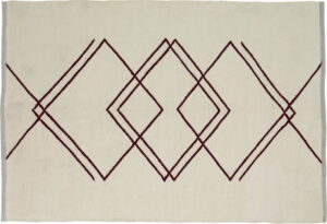 Béžový koberec Hübsch Kalimo