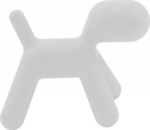 Bílá dětská stolička ve tvaru psa Magis Puppy
