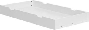 Bílá dřevěná zásuvka pod dětskou postel Pinio Basics