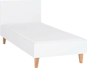 Bílá jednolůžková postel Vox Concept