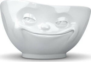 Bílá porcelánová usměvavá miska 58products 58products