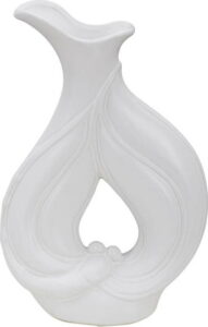 Bílá porcelánová váza Mauro Ferretti Lien