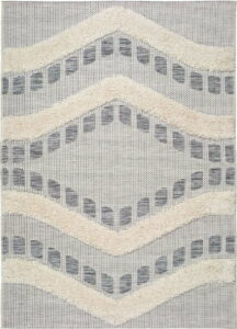 Bílo-šedý koberec Universal Cheroky Harto