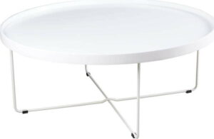 Bílý konferenční stolek sømcasa Bruno sømcasa