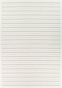 Bílý oboustranný koberec Narma Vao White