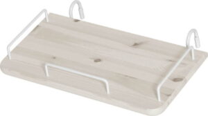 Bílý závěsný noční stolek z borovicového dřeva k dětské posteli Flexa Classic Flexa