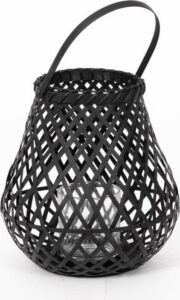 Černá bambusová lucerna Compactor Bamboo Lantern
