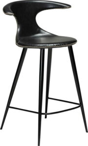 Černá barová židle z eko kůže DAN–FORM Denmark Flair ​​​​​DAN-FORM Denmark