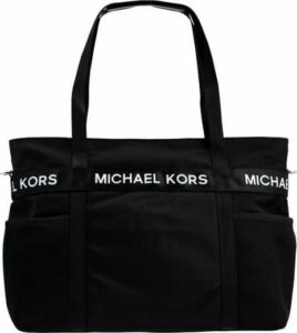 Černá látková kabelka Michael Kors The Michael Michael Kors