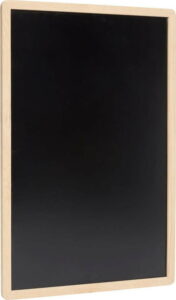 Černá nástěnná popisovací tabule Hübsch Blackboard