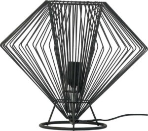Černá stolní lampa Vox Cesto