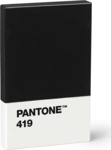 Černé pouzdro na vizitky Pantone Pantone