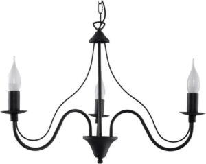 Černé závěsné svítidlo Nice Lamps Floriano 3 Nice Lamps