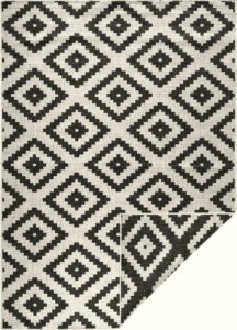 Černo-krémová venkovní koberec Bougari Malta
