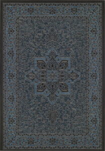 Černo-šedý venkovní koberec Bougari Anjara