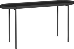 Černý konzolový kovový stolek Hübsch Kantorro