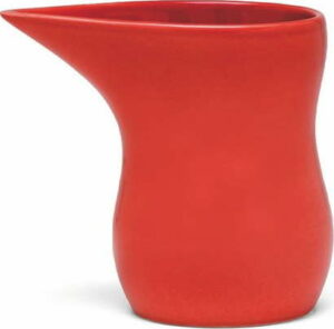 Červená kameninová mléčenka Kähler Design Ursula