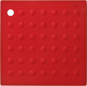 Červená silikonová podložka pod hrnce Premier Housewares Zing Premier Housewares