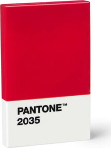 Červené pouzdro na vizitky Pantone Pantone
