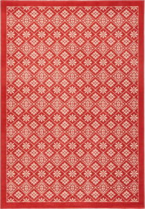 Červený koberec Hanse Home Gloria Tile