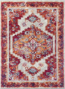 Červený koberec Nouristan Daber