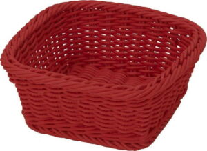 Červený stolní košík Saleen