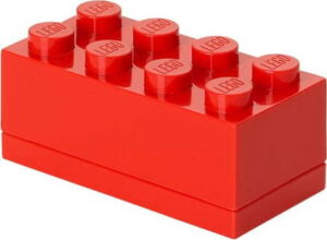 Červený úložný box LEGO® Mini Box LEGO