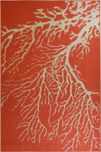 Červený venkovní koberec Floorita Coral