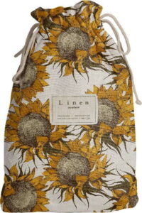 Cestovní vak s příměsí lnu Linen Couture Sunflower