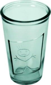 Čirá sklenice z recyklovaného skla Ego Dekor Kluk Ego Dekor