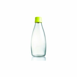 Citronově žlutá skleněná lahev ReTap s doživotní zárukou