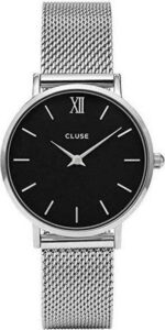 Dámské hodinky ve stříbrné barvě Cluse Minuit CLUSE