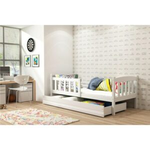 Dětská postel KUBUS 160x80 cm Bílá BMS