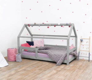 Dětská postel s bočnicí ze smrkového dřeva Benlemi Tery
