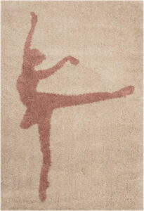 Dětský hnědý koberec Zala Living Ballerina