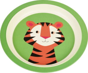 Dětský talíř z bambusu Rex London Teddy the Tiger Rex London