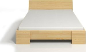 Dvoulůžková postel z borovicového dřeva s úložným prostorem SKANDICA Sparta Maxi