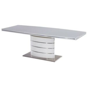 Jídelní stůl FANO bílý 160(220)x90 cm SIGNAL