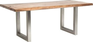 Jídelní stůl s deskou z akáciového dřeva Kare Design Pure