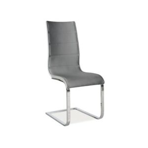 Jídelní židle H-668 šedá/bílá záda SIGNAL