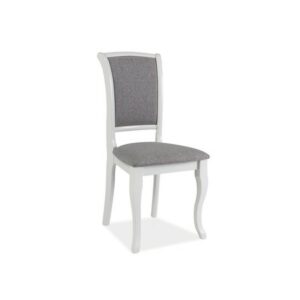 Jídelní židle MNSC bílá/šedá SIGNAL