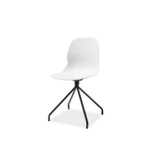 Jídelní židle NERO černá/bílá SIGNAL