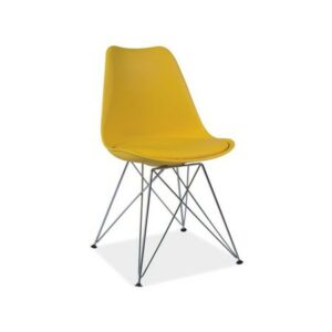 Jídelní židle TIM žlutá SIGNAL