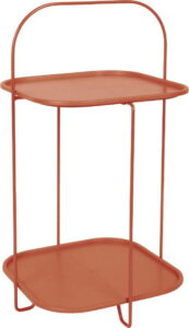 Jílově hnědý odkládací stolek Leitmotiv Trays Leitmotiv