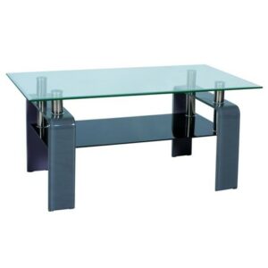 Konferenční stolek STELLA 110x60x55 cm šedý SIGNAL