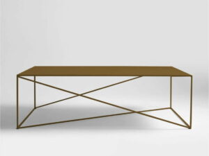 Konferenční stolek ve zlaté barvě Custom Form Memo