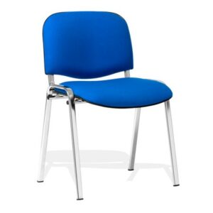 Konferenční židle ISO CHROM C6 - tmavě modrá Mazur