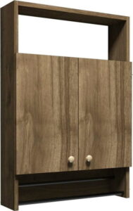 Koupelnová skříňka v dekoru ořechového dřeva Muzzo Ela Puqa Design