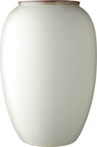 Krémová kameninová váza Bitz Basics Cream