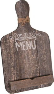 Kuchyňský dřevěný stojan na tablet ve tvaru krájecího prkénka Antic Line So Decouper Antic Line